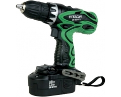 Дрель-шуруповерт аккумуляторная Hitachi DS 18 DVF3-TB, 45 max, 38 max, 13 max, NiCd Тип аккумулятора, 18 Напряжение аккумулятора, 2.0 Емкость аккумулятора