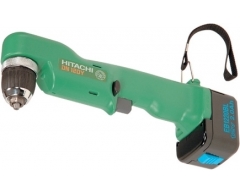 Дрель-шуруповерт аккумуляторная угловая Hitachi DN 12 DY, 9 max, 18 max, 10 max, NiCd Тип аккумулятора, 12 Напряжение аккумулятора, 2.0 Емкость аккумулятора