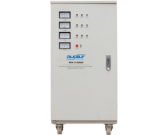 Стабилизатор напряжения электромеханический Rucelf SDV 3 20000, напольный Тип установки, 20 Максимальная мощность, 210-475 Диапазон стабилизации, 380 Выходное напряжение