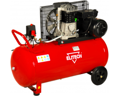 Компрессор масляный Elitech КР 100/AB360/2.2, 100 л, 360 л/мин, 2.2 кВт, 230 В