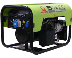 Бензиновый генератор Pramac S 8000 + коннектор, 230 В, 5.5 кВт
