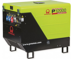 Бензиновый генератор Pramac P 12000 (3 фазы) + коннектор, 400/230 В, 9.5 кВт, 3.6 кВт