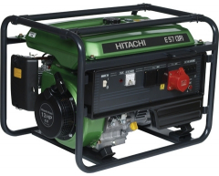 Бензиновый генератор Hitachi E 57 3P, 400/230 В, 4.1 кВт, 1.7 кВт