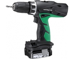 Дрель-шуруповерт аккумуляторная ударная Hitachi DV 14 DCL2, 37 max, 32 max, 13 max, Li-Ion Тип аккумулятора, 14.4 Напряжение аккумулятора, 1.5 Емкость аккумулятора