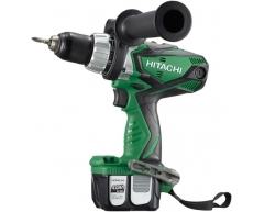 Дрель-шуруповерт аккумуляторная ударная Hitachi DV 14 DL2, 82 max, 50 max, 13 max, Li-Ion Тип аккумулятора, 14.4 Напряжение аккумулятора, 4.0 Емкость аккумулятора
