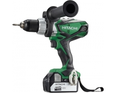 Дрель-шуруповерт аккумуляторная ударная Hitachi DV 18 DSDL, 92 max, 65 max, 13 max, Li-Ion Тип аккумулятора, 18 Напряжение аккумулятора, 4.0 Емкость аккумулятора