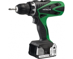 Дрель-шуруповерт аккумуляторная Hitachi DS 14 DSFL, 34 max, 30 max, 12 max, Li-Ion Тип аккумулятора, 14.4 Напряжение аккумулятора, 1.5 Емкость аккумулятора