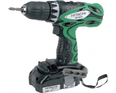 Дрель-шуруповерт аккумуляторная Hitachi DS 18 DFL, 41 max, 38 max, 13 max, Li-Ion Тип аккумулятора, 18 Напряжение аккумулятора, 1.5 Емкость аккумулятора