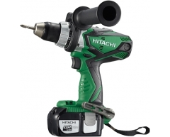 Дрель-шуруповерт аккумуляторная Hitachi DS 18 DL2, 92 max, 65 max, 13 max, Li-Ion Тип аккумулятора, 18 Напряжение аккумулятора, 4.0 Емкость аккумулятора
