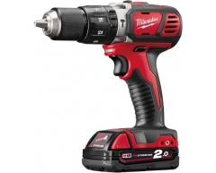 Дрель-шуруповерт аккумуляторная ударная Milwaukee M18 BPD-202C, 50 max, 38 max, 13 max, Li-Ion Тип аккумулятора, 18 Напряжение аккумулятора, 2.0 Емкость аккумулятора