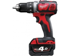 Дрель-шуруповерт аккумуляторная Milwaukee M18 BDD-402C, 60 max, 38 max, 13 max, Li-Ion Тип аккумулятора, 18 Напряжение аккумулятора, 4.0 Емкость аккумулятора