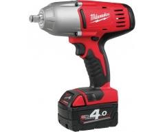 Гайковерт аккумуляторный импульсный Milwaukee HD18 HIWF-402С, 610 max, квадрат Тип патрона, Li-Ion Тип аккумулятора, 18 Напряжение аккумулятора, 4.0 Емкость аккумулятора