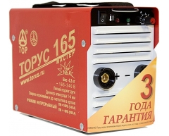 Сварочный инвертор Торус 165, 230 В, 4.6 кг, 30-165 А