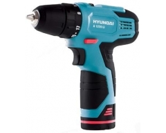 Дрель-шуруповерт аккумуляторная Hyundai A 1220 Li, 28 max, 22 max, 8 max, Li-Ion Тип аккумулятора, 12 Напряжение аккумулятора, 1.3 Емкость аккумулятора