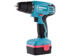 Дрель-шуруповерт аккумуляторная Hyundai A 1201, 26 max, 20 max, 6 max, NiCd Тип аккумулятора, 12 Напряжение аккумулятора, 1.2 Емкость аккумулятора