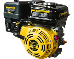 Бензиновый двигатель Champion G 120 HK, 4.0 Мощность (3600 об/мин), 118 Рабочий объем, 0.6 Объем масляного картера, ручной Запуск, 2.5 Объем топливного бака