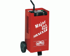 Пуско-зарядное устройство Blueweld Major 420, 230 Напряжение сети, 12-24 Напряжение пуска, 12-24 Напряжение зарядки, 400 max, 75 max