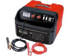 Пуско-зарядное устройство Elitech УПЗ 30/120, 230 Напряжение сети, 12-24 Напряжение пуска, 12-24 Напряжение зарядки, 120 max, 20 max