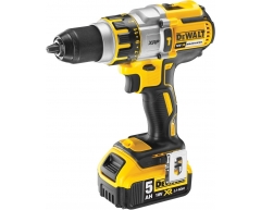 Дрель-шуруповерт аккумуляторная ударная DeWalt DCD 995 P2, 80 max, 50 max, 13 max, Li-Ion Тип аккумулятора, 18 Напряжение аккумулятора, 5.0 Емкость аккумулятора