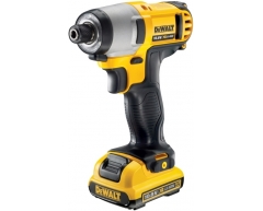 Шуруповерт аккумуляторный ударный DeWalt DCF 815 D2, 107 max, шестигранник Тип патрона, Li-Ion Тип аккумулятора, 10.8 Напряжение аккумулятора, 2.0 Емкость аккумулятора