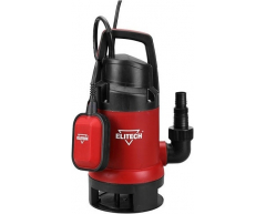 Насос дренажный Elitech НПФ 800, грязная Назначение насоса, 220 л/мин, 8 м, 800 Вт