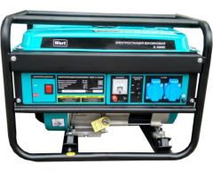 Бензиновый генератор Wert G 3000 D, 230 В, 2.3 кВт
