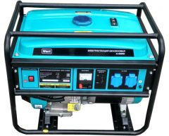 Бензиновый генератор Wert G 6500 D, 230 В, 5.0 кВт