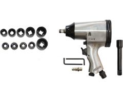 Пневмогайковерт Fubag 100109, 312 max, 7000 Частота холостого хода, 158 Расход воздуха, 6.3 Рабочее давление, 4.5 Вес брутто