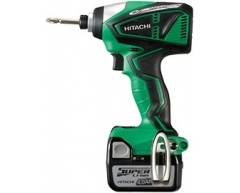 Шуруповерт аккумуляторный ударный Hitachi WH 18 DBEL, 165 max, шестигранник Тип патрона, Li-Ion Тип аккумулятора, 18 Напряжение аккумулятора, 4.0 Емкость аккумулятора