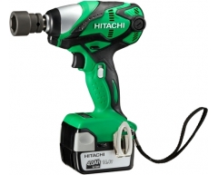 Гайковерт аккумуляторный ударный Hitachi WR 14 DSDL, 235 max, квадрат Тип патрона, Li-Ion Тип аккумулятора, 14.4 Напряжение аккумулятора, 4.0 Емкость аккумулятора
