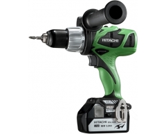 Дрель-шуруповерт аккумуляторная ударная Hitachi DV 18 DBL-RJ, 74 max, 65 max, 13 max, Li-Ion Тип аккумулятора, 18 Напряжение аккумулятора, 5.0 Емкость аккумулятора