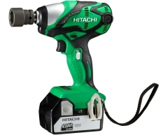 Гайковерт аккумуляторный ударный Hitachi WR 18 DSDL-RJ, 255 max, квадрат Тип патрона, Li-Ion Тип аккумулятора, 18 Напряжение аккумулятора, 5.0 Емкость аккумулятора