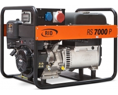 Бензиновый генератор RID RS 7000 P, 400/230 В, 5.0 кВт, 3.6 кВт