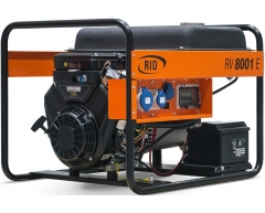 Бензиновый генератор RID RV 8001 E, 230 В, 7.2 кВт
