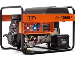 Бензиновый генератор RID RV 13000 E, 400/230 В, 9.4 кВт, 6.7 кВт