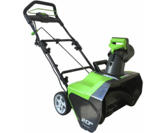 Снегоуборочная машина электрическая Greenworks GES 13, несамоходный Тип передвижения, 50.8 см, нет Фара освещения, электрический Тип двигателя