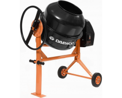 Бетономешалка электрическая Daewoo DACM 140 H, 140 л, чугун Материал венца, 550 Вт, 230 В