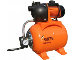 Насосная станция Вихрь АСВ 800/19, чистая Назначение насоса, 60 л/мин, 40 м, 19 л, 800 Вт