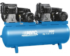 Компрессор масляный Abac B6000/500 T7.5 V400 SUPRA, 500 л, 1654 л/мин, 5.5+5.5 кВт, 400 В