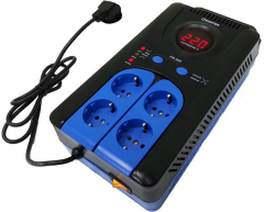 Стабилизатор напряжения электронный Suntek PR 500 ВА, напольный Тип установки, 0.5 Максимальная мощность, 140-270 Диапазон стабилизации, 220 Выходное напряжение