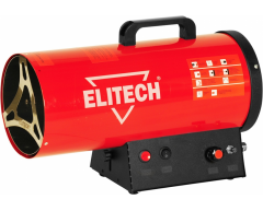 Тепловая пушка газовая Elitech ТП 15 ГБ, 15 кВт, 330 м3/ч, отсутствует л, пропан/бутан Вид топлива