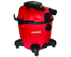 Пылесос строительный Elitech ПС 1235 А, 2200 л/мин, 200 мбар, 35 л, 1200 Вт