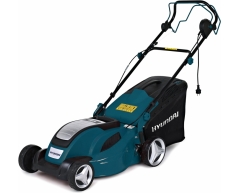 Газонокосилка электрическая Hyundai LE 4600 S Drive, самоходная Тип передвижения, 46 см, опция Мульчирование, 60 л, электрический Тип двигателя