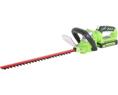 Кусторез аккумуляторный Greenworks G 24 HT 57, 57 Длина ножа, 18 max, опция Тип аккумулятора, опция Напряжение аккумулятора, опция Емкость аккумулятора