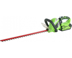 Кусторез аккумуляторный Greenworks G 40 HT 61, 61 Длина ножа, 20 max, опция Тип аккумулятора, опция Напряжение аккумулятора, опция Емкость аккумулятора