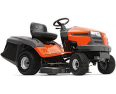 Садовый трактор Husqvarna TC 38, механическая Тип трансмиссии, 97 Ширина скашивания, нет Боковой выброс, опция Мульчирование, 220 Объем травосборника, B&S Модель двигателя