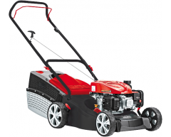 Газонокосилка бензиновая AL-KO Classic 4.66 P-A Edition, несамоходная Тип передвижения, 46 см, нет Боковой выброс, нет Мульчирование, 65 л, AL-KO Модель двигателя