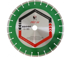 Диск алмазный по граниту Diam Pro Line 030651, мокрая Тип резки, 230 Диаметр диска, M14 Посадочный диаметр, 2.6 Толщина алмазного слоя, 10 Высота алмазного слоя