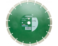 Диск алмазный универсальный Hitachi Standart Blade 773004, сухая Тип резки, 300 Диаметр диска, 20 Посадочный диаметр, 3.2 Толщина алмазного слоя, 15 Высота алмазного слоя