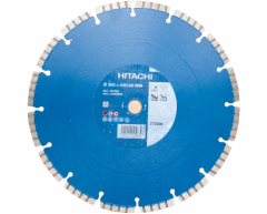Диск алмазный по бетону Hitachi Laser Standart 773013, сухая Тип резки, 300 Диаметр диска, 25.4 Посадочный диаметр, 2.8 Толщина алмазного слоя, 10 Высота алмазного слоя